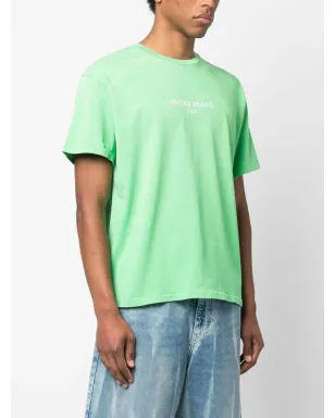GUESS USA ロゴプリント半袖コットンTシャツ - サムネイル3