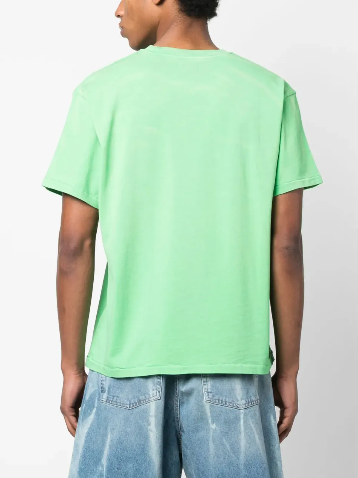 GUESS USA ロゴプリント半袖コットンTシャツ - 画像4
