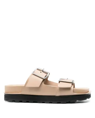 Jil Sander ダブルバックルストラップサンダル - サムネイル1