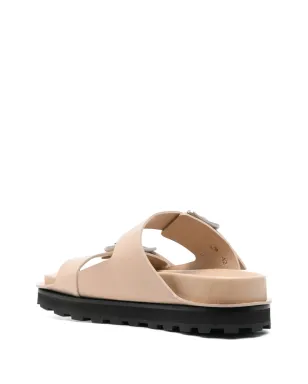 Jil Sander ダブルバックルストラップサンダル - サムネイル3