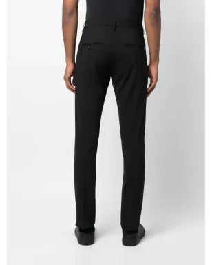 DONDUP バージンウール テーラードパンツ ブラック - サムネイル4