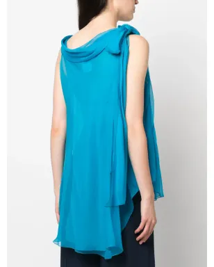 Alberta Ferretti セミシアー アシンメトリーブラウス - サムネイル4