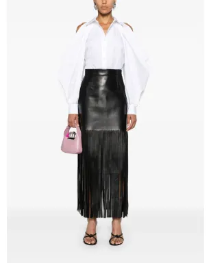 Alexander McQueen スラッシュドレープスリーブシャツ - サムネイル2