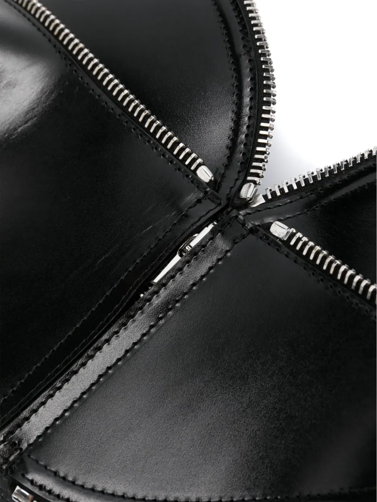 Alexander McQueen レザーコルセットベルト - 画像2