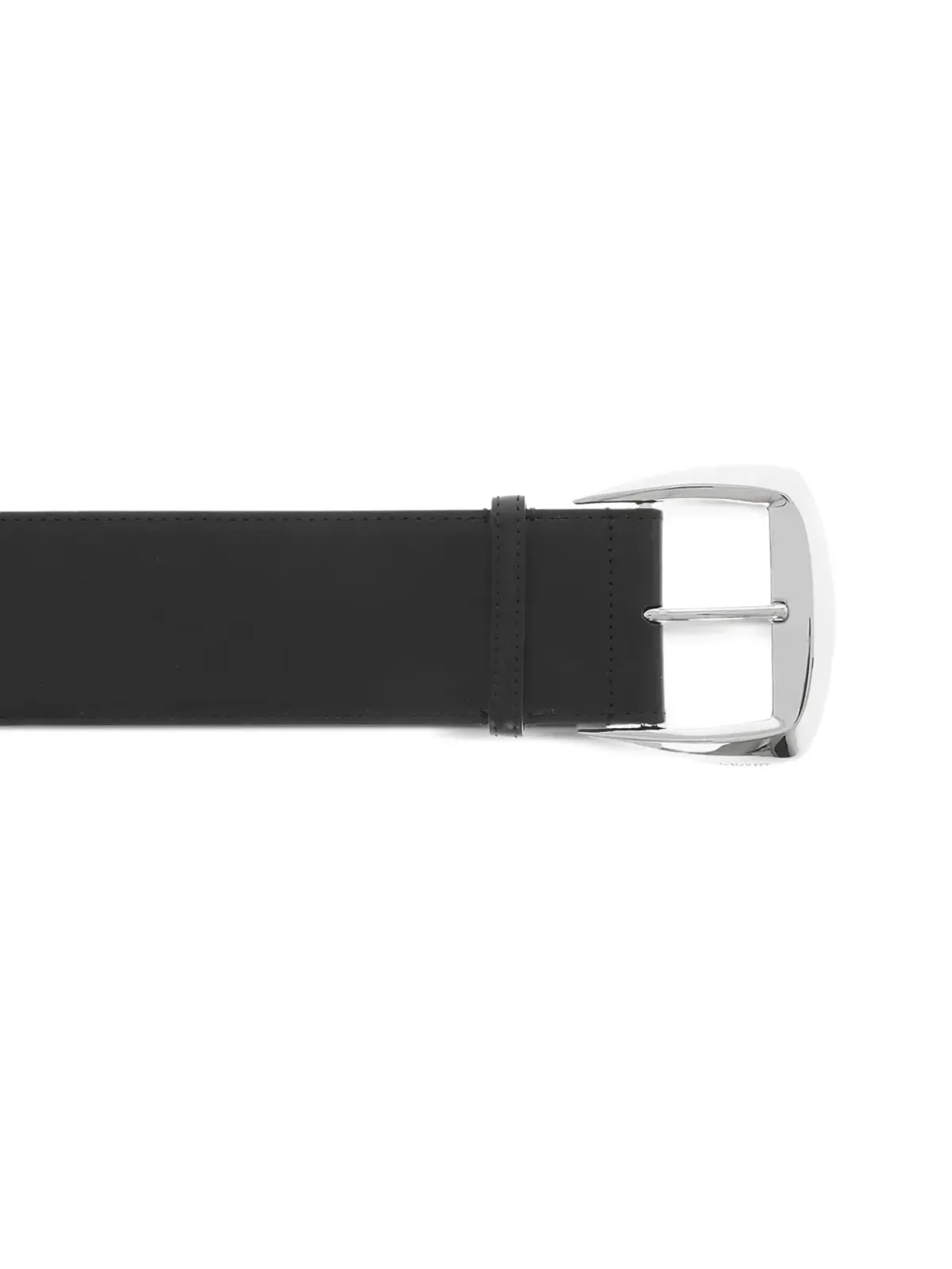 Alexander McQueen Geometric Buckle waist belt - Black - 画像3