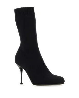 Alexander McQueen ニットブーツ ブラック - サムネイル2
