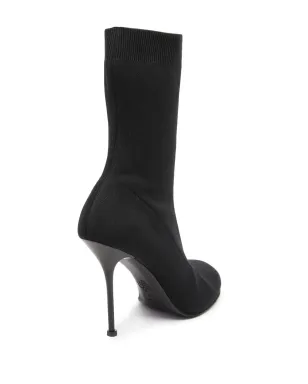 Alexander McQueen ニットブーツ ブラック - サムネイル3