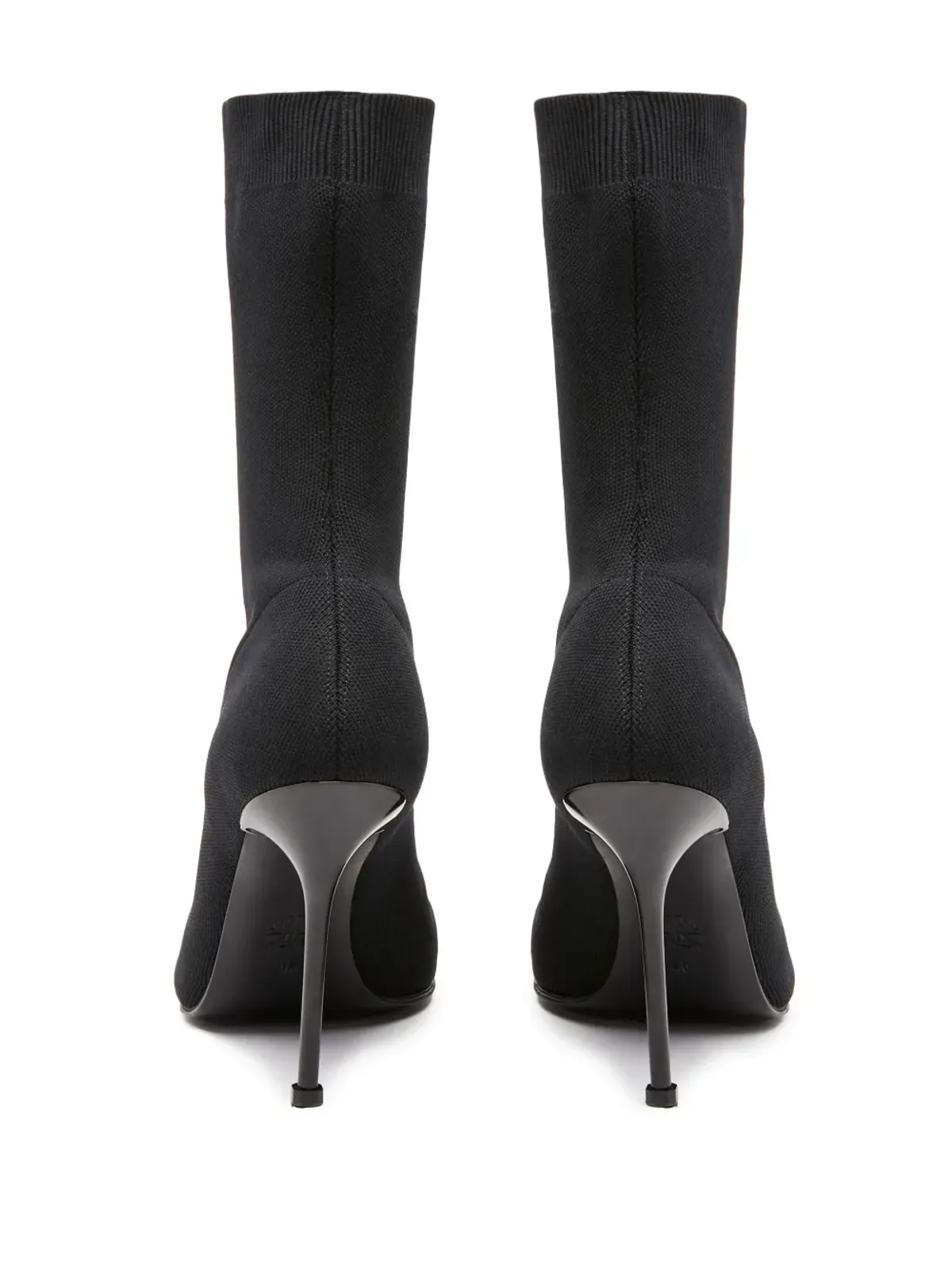 Alexander McQueen ニットブーツ ブラック - 画像4