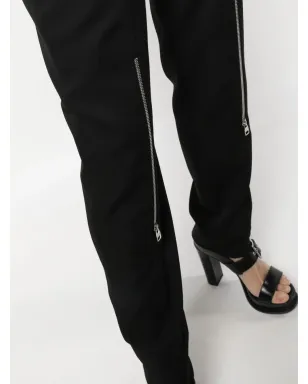 Alexander McQueen ジップ装飾ウールパンツ - サムネイル5