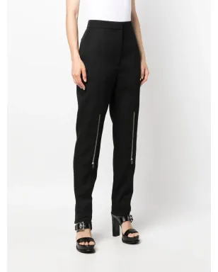 Alexander McQueen ジップ装飾ウールパンツ - サムネイル3