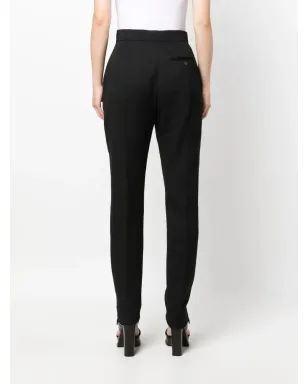 Alexander McQueen ジップ装飾ウールパンツ - サムネイル4