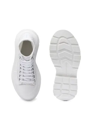 Alexander McQueen 編み込みデザインのブーツ - サムネイル4