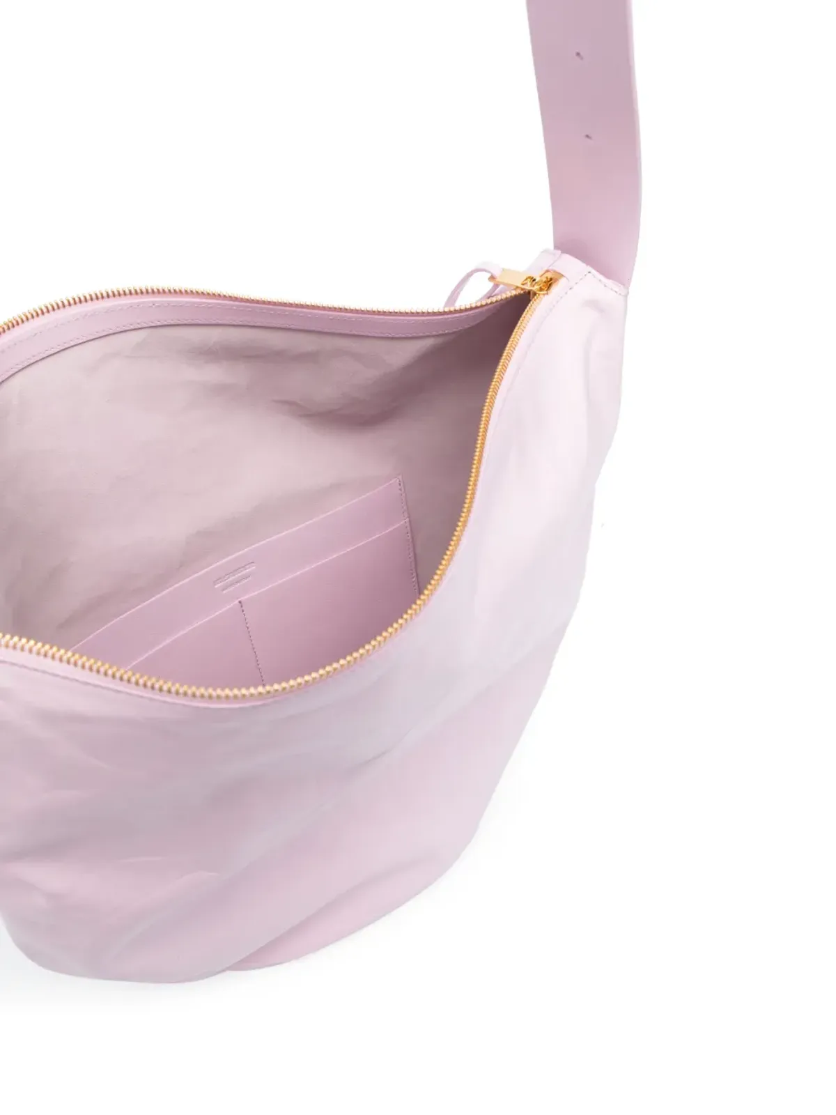 Jil Sander レザーのシワ加工ショルダーバッグ - 画像5