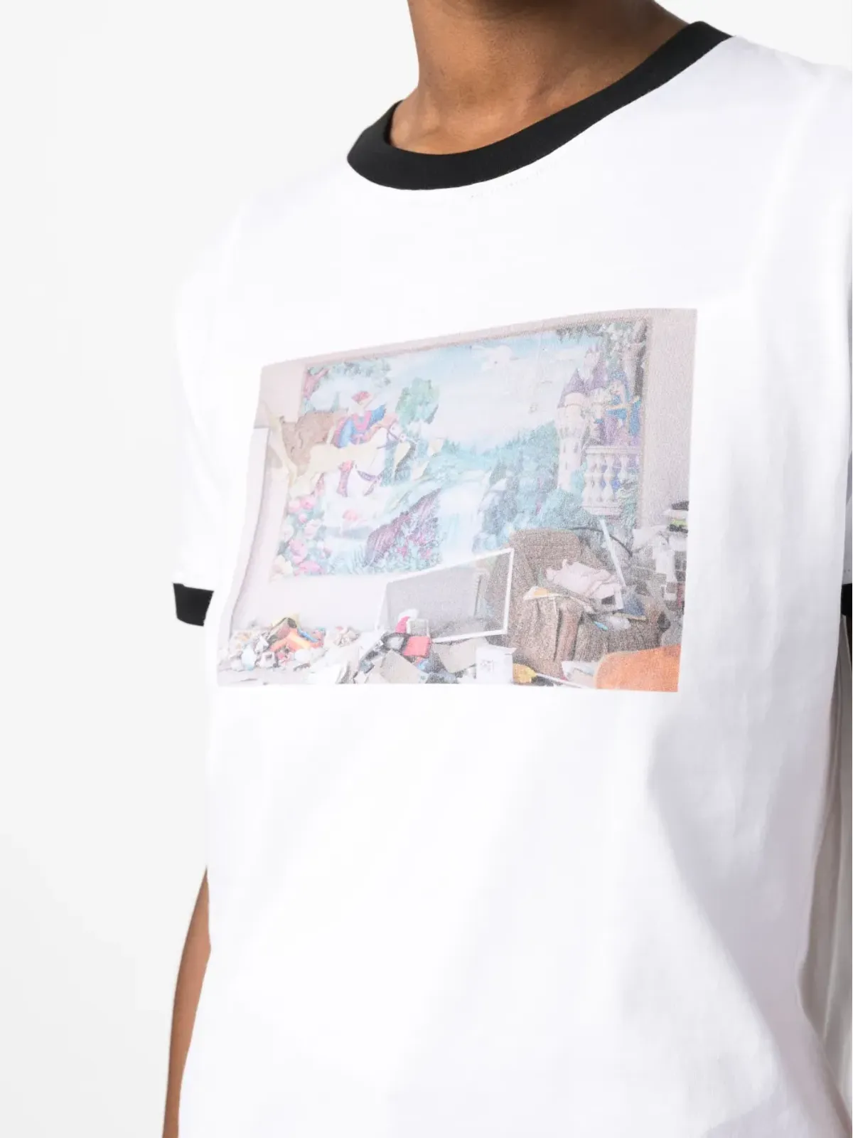 CORMIO プリントコットンTシャツ - 画像5