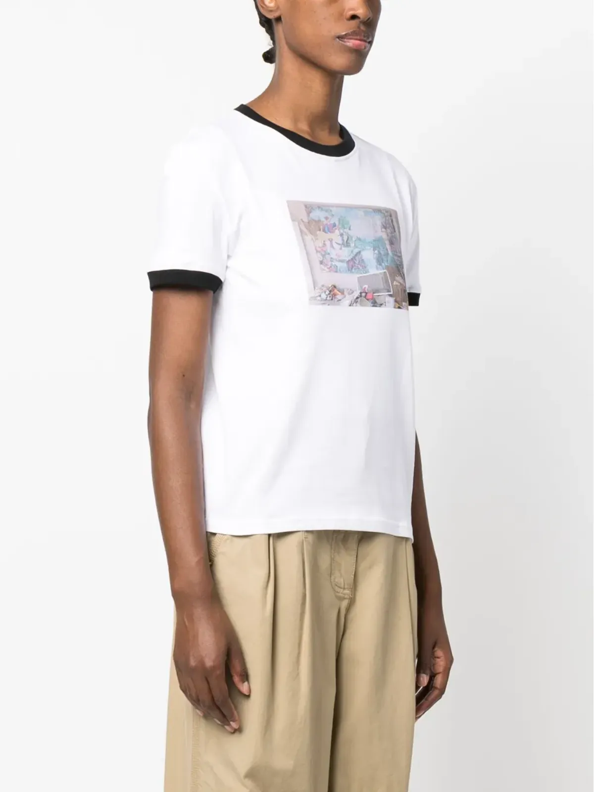 CORMIO プリントコットンTシャツ - 画像3