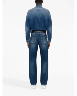 Alexander McQueen ダーツディテール ストレートジーンズ - サムネイル4