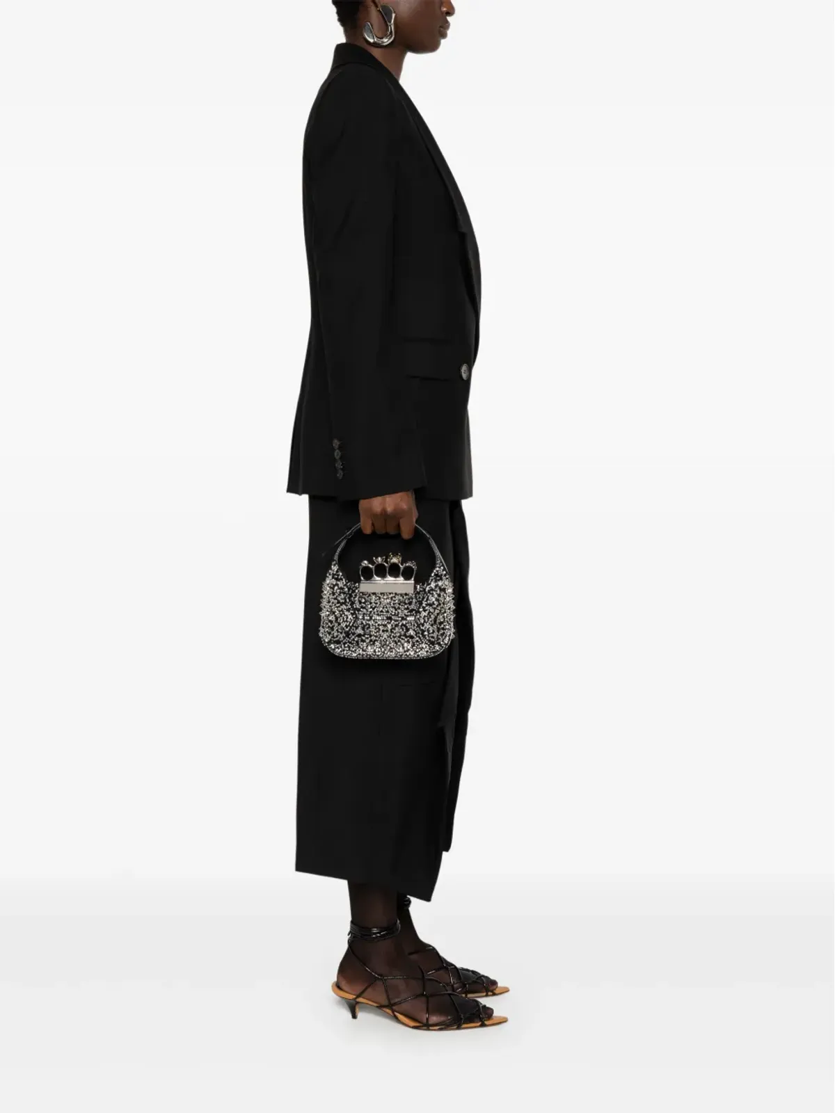 Alexander McQueen ジュエルドホーボーバッグ - 画像2