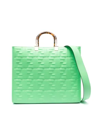 FENDI FFロゴエンボストートバッグ - サムネイル1
