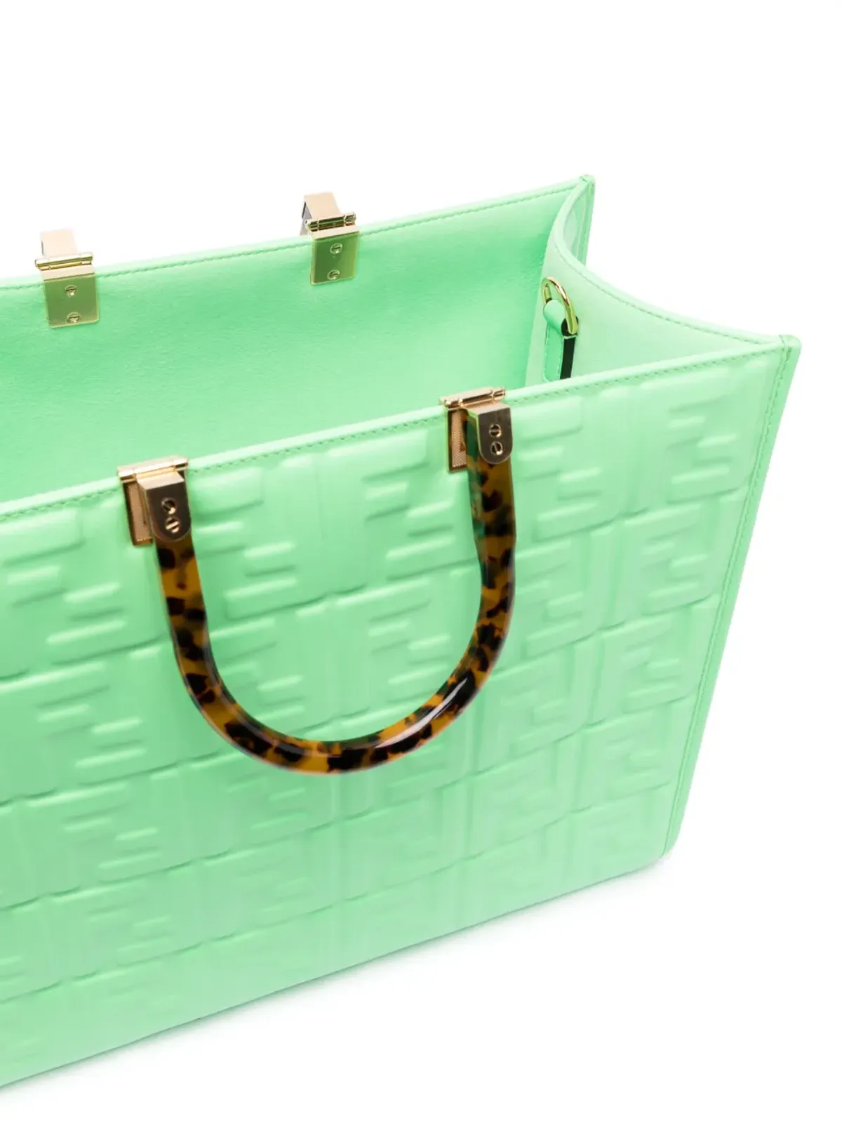 FENDI FFロゴエンボストートバッグ - 画像5