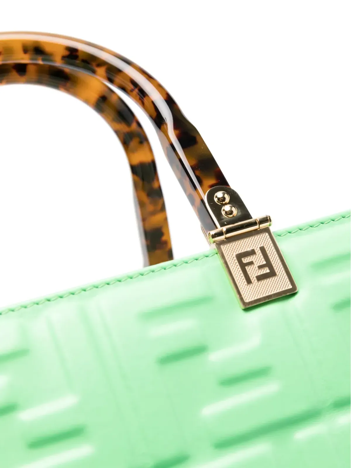FENDI FFロゴエンボストートバッグ - 画像4
