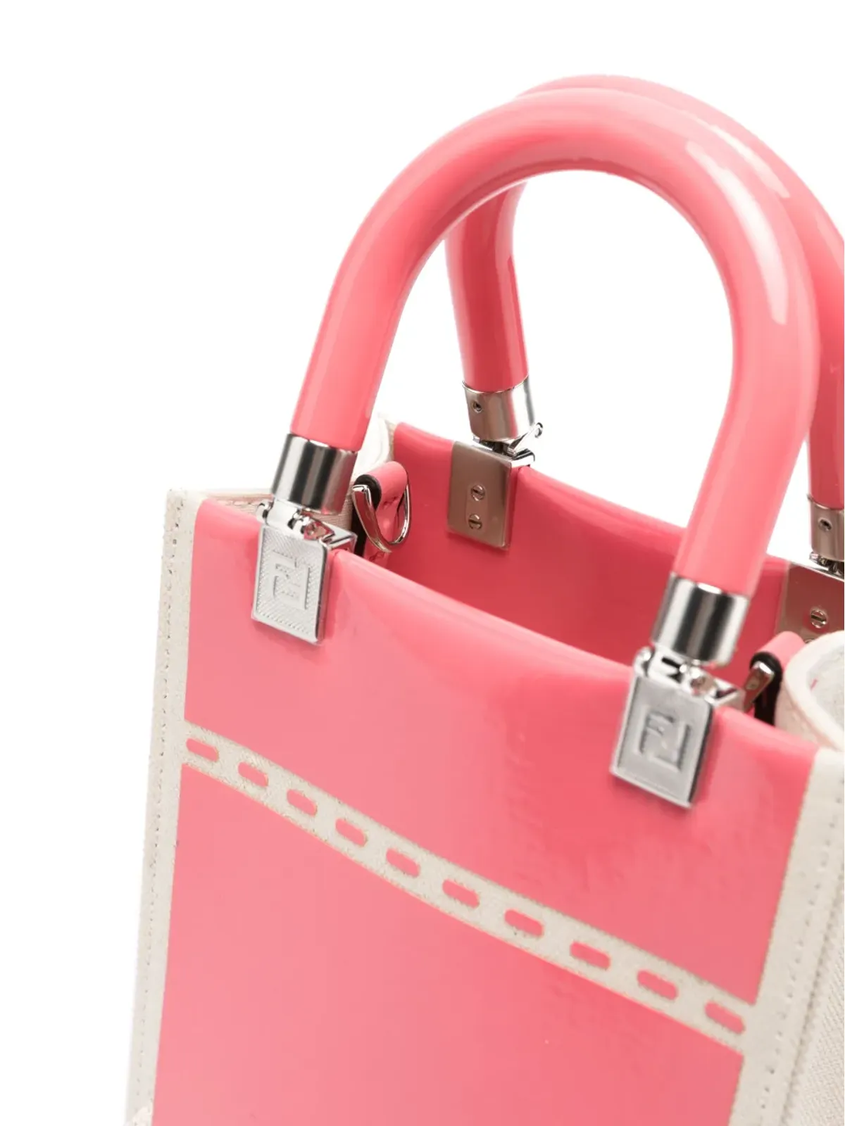 FENDI ロゴプリント ショルダーバッグ - 画像4