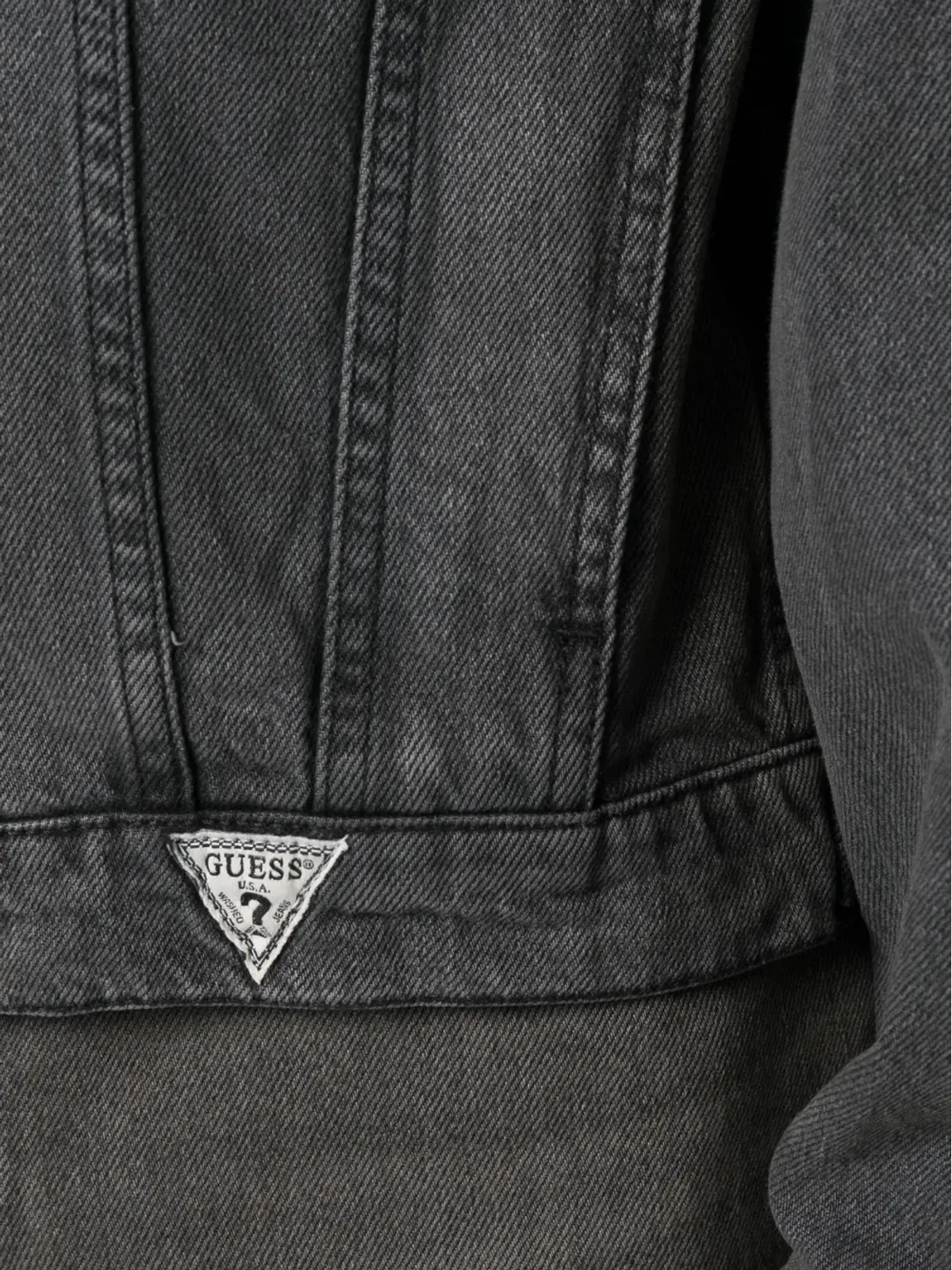 GUESS USA ロゴパッチデニムジャケット - 画像5