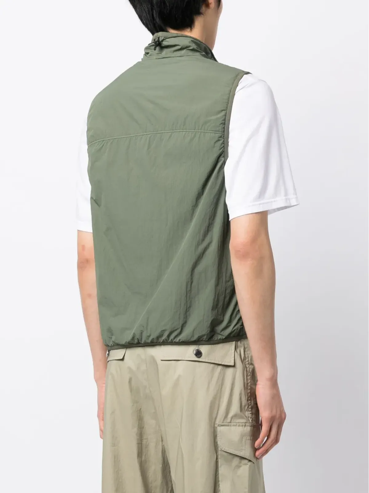 C.P. Company ジップアップ パッド入りジレ - グリーン - 画像4