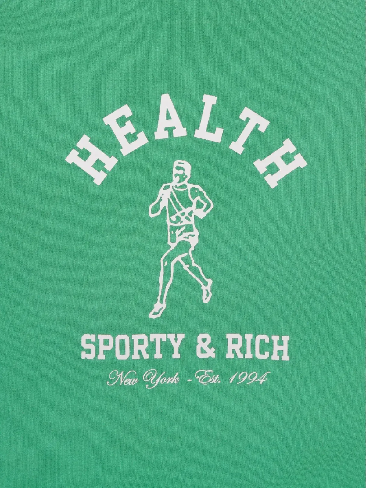 Sporty & Rich NY Running Club コットン スウェットシャツ - グリーン - 画像3