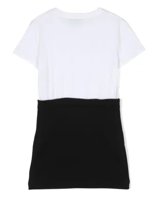 Balmain Kids ロゴ入りコットンワンピース - サムネイル2