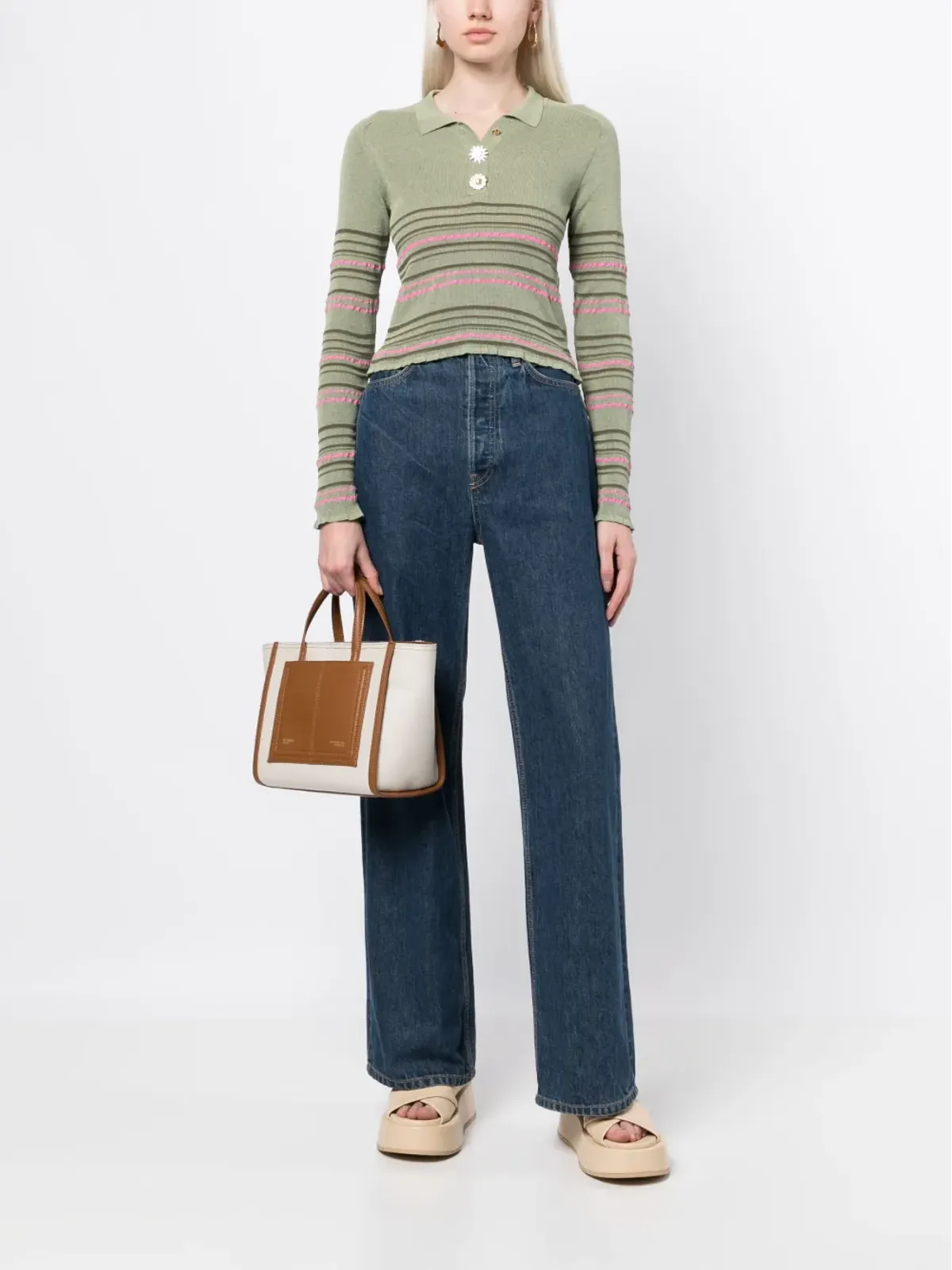 Ted Baker アクサンナ ミディ トートバッグ - ブラウン - 画像2