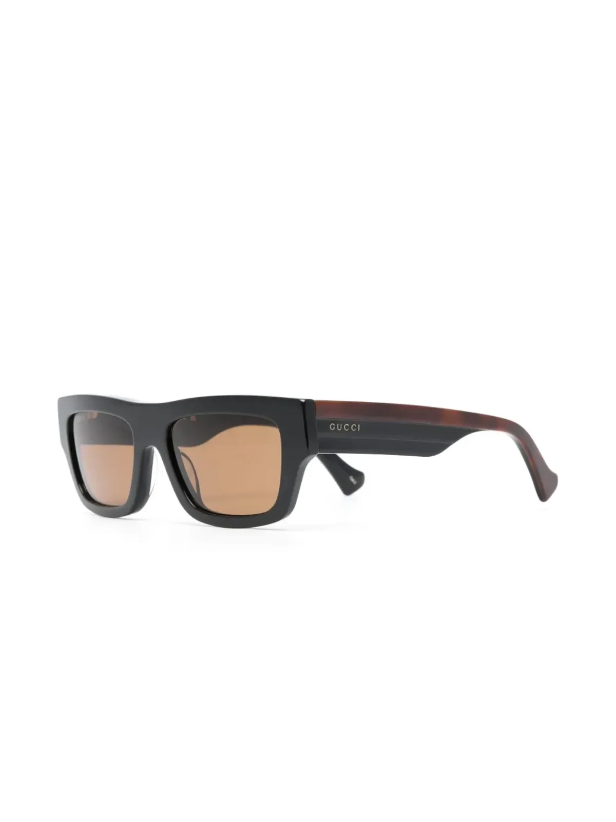 Gucci Eyewear スクエアフレーム ティントレンズ サングラス - 画像2