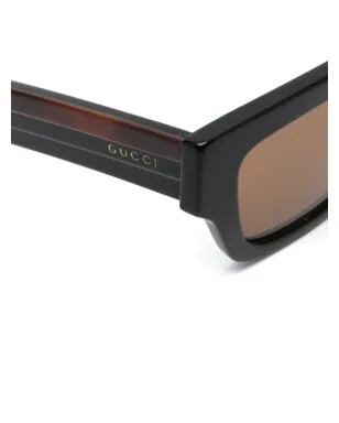 Gucci Eyewear スクエアフレーム ティントレンズ サングラス - サムネイル3