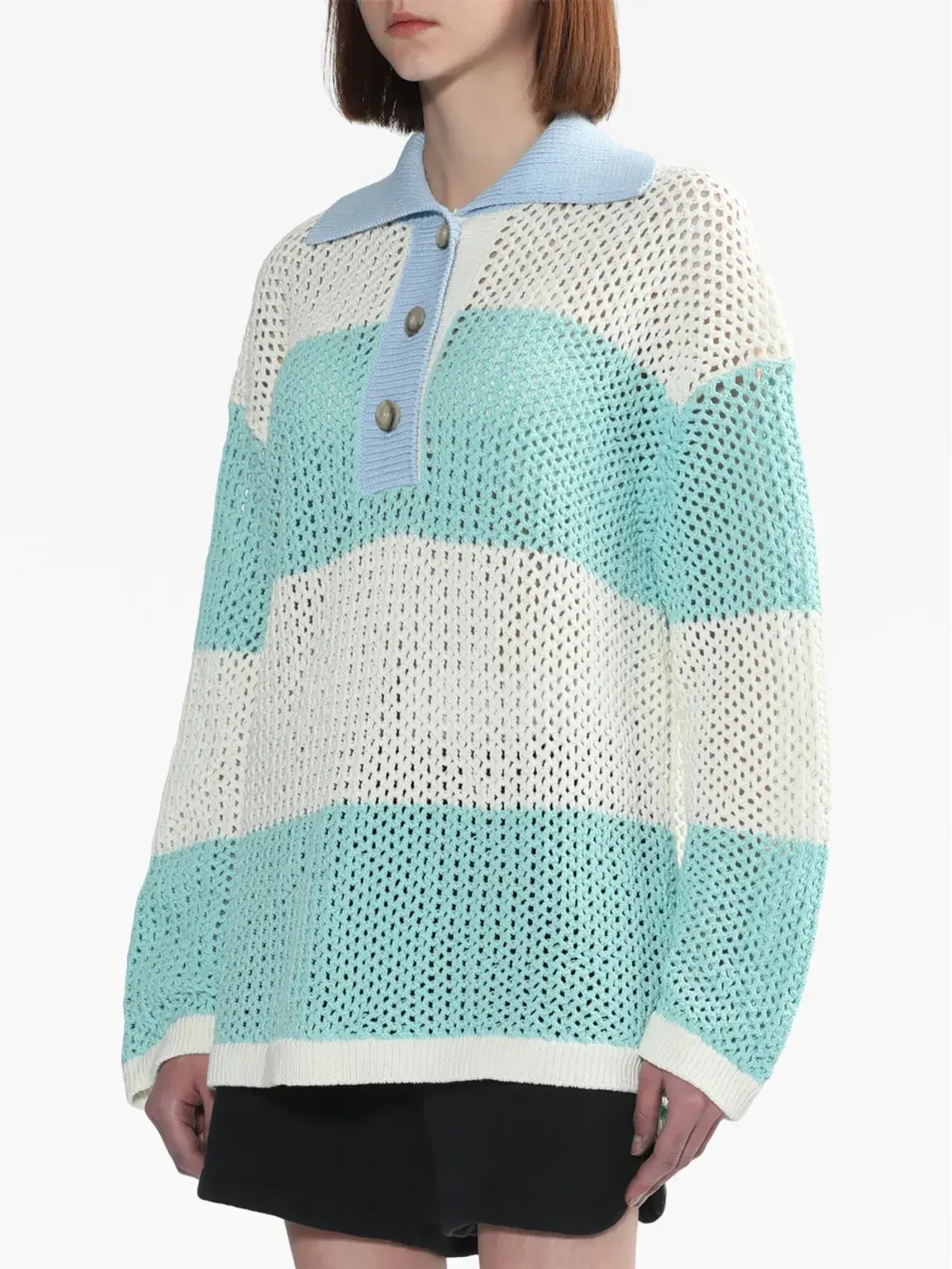 Halfboy 三色コットン ポロカラーシャツ - 画像3