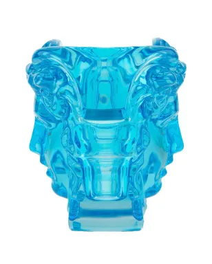 Versace メデューサヘッド 光沢仕上げ 花瓶 - ブルー - サムネイル2