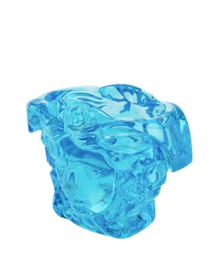 Versace メデューサヘッド 光沢仕上げ 花瓶 - ブルー - サムネイル3