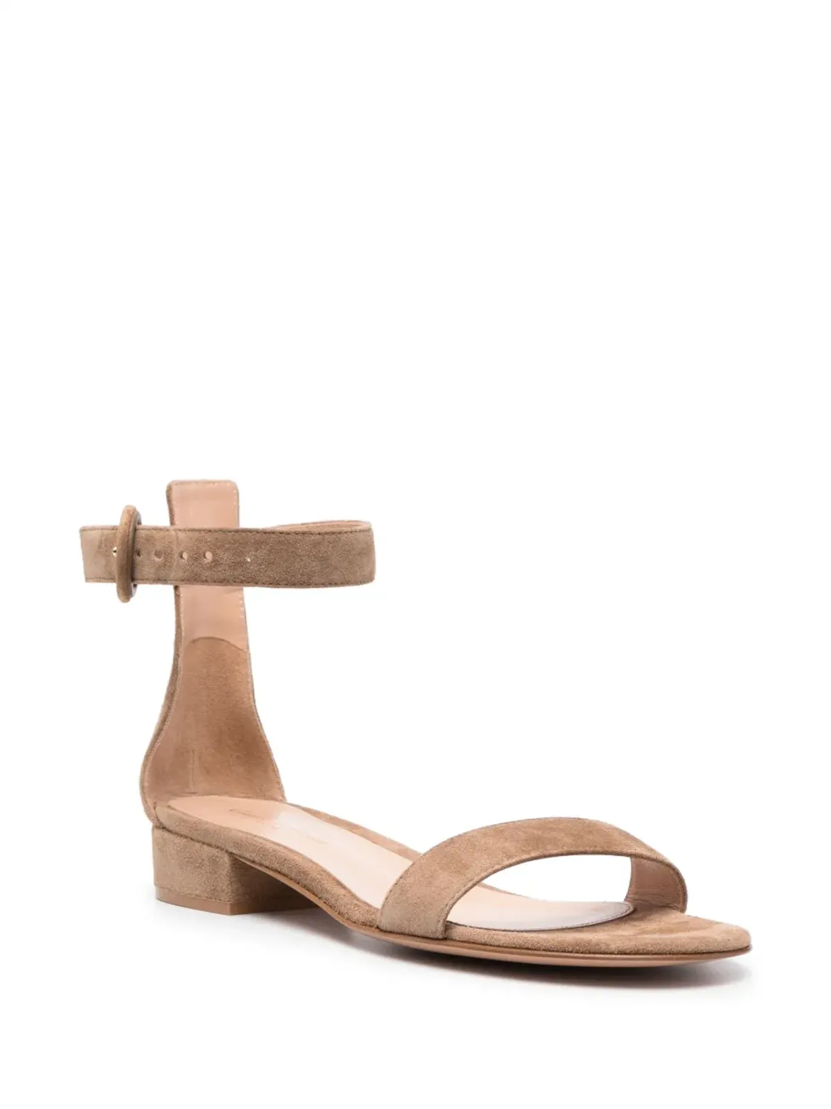 Gianvito Rossi スエード バックル付きサンダル - 画像2