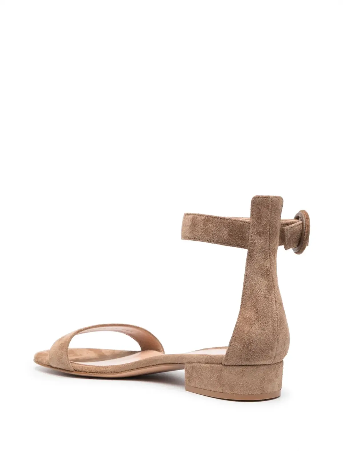 Gianvito Rossi スエード バックル付きサンダル - 画像3