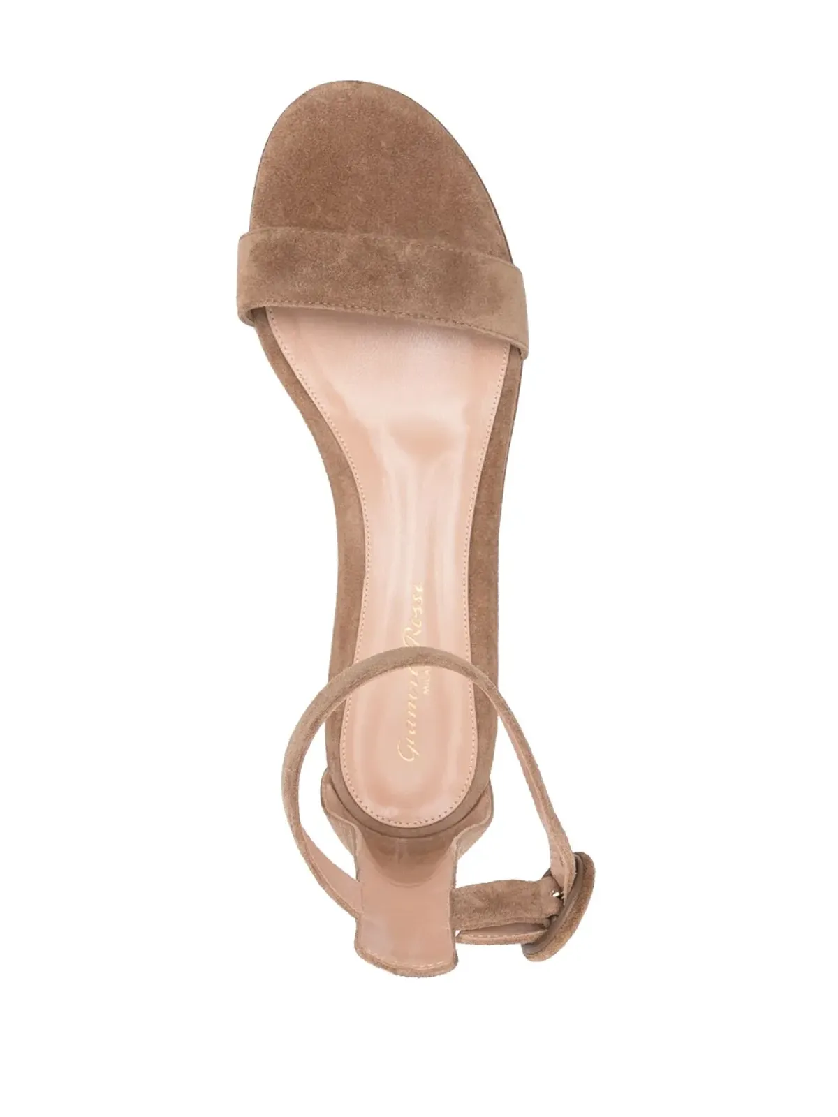 Gianvito Rossi スエード バックル付きサンダル - 画像4