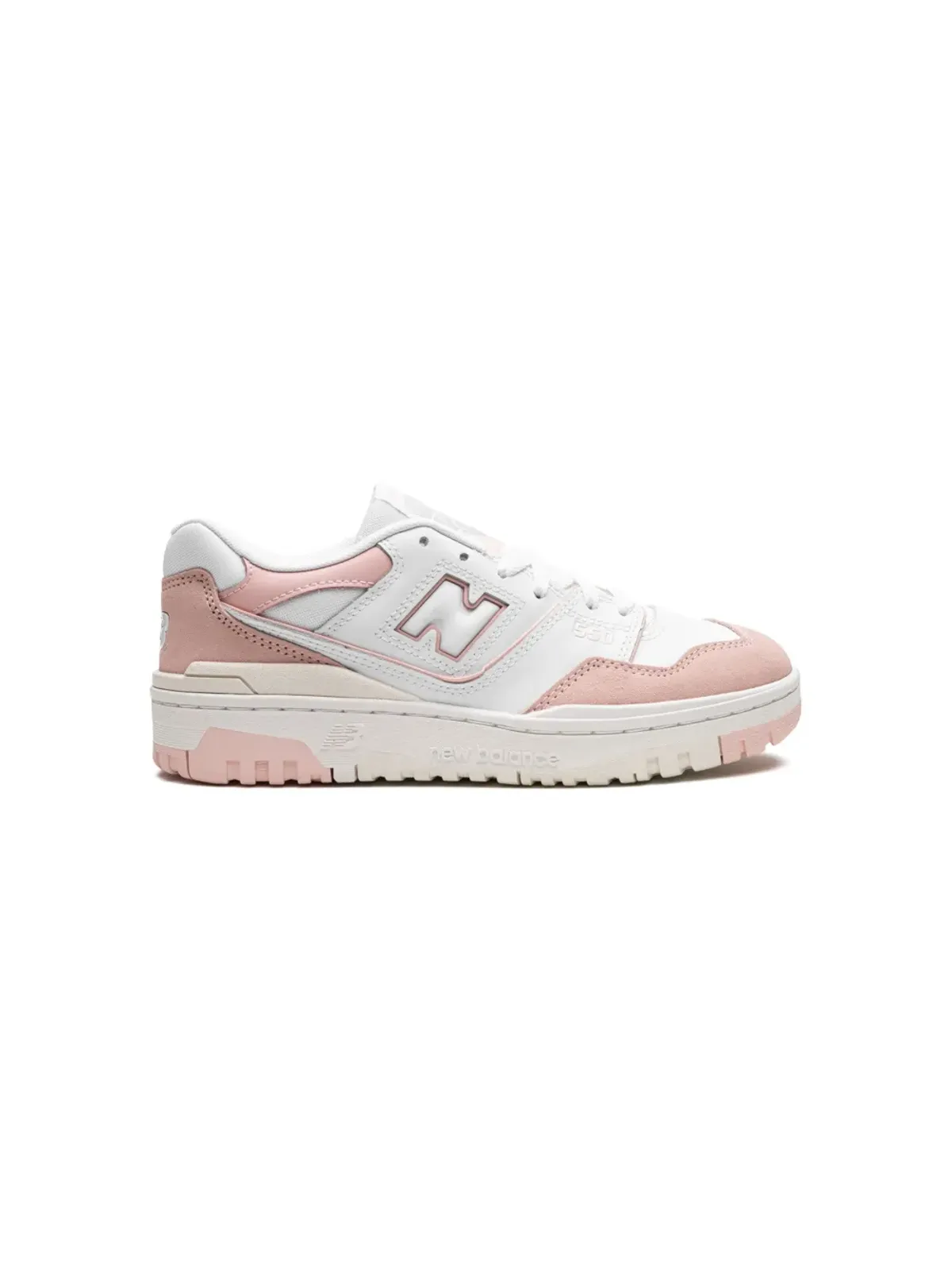 New Balance Kids 550 White Pink/Sea Salt sneakers - 画像2