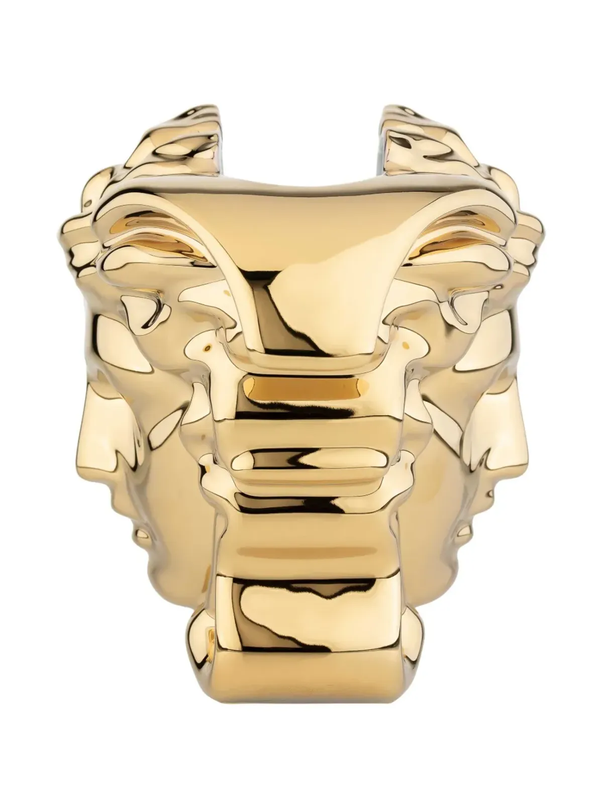 Versace メデューサ グランデ 花瓶 - ゴールド - 画像2
