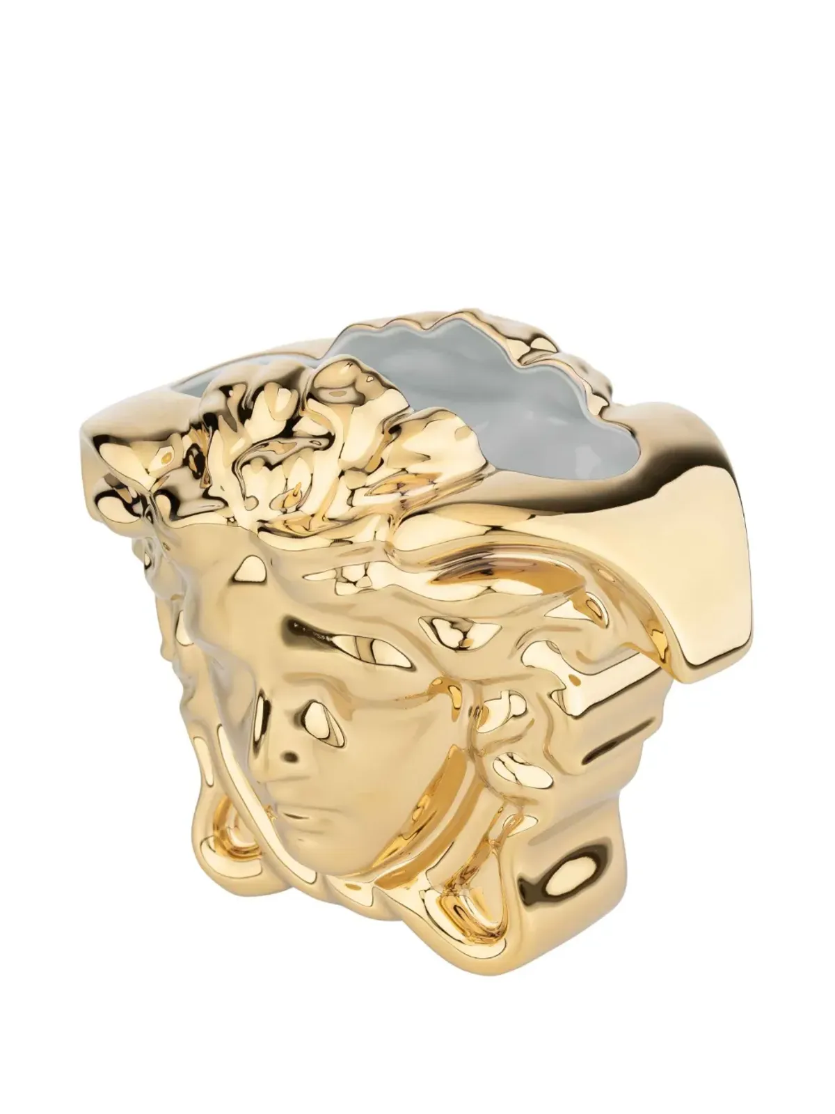 Versace メデューサ グランデ 花瓶 - ゴールド - 画像4