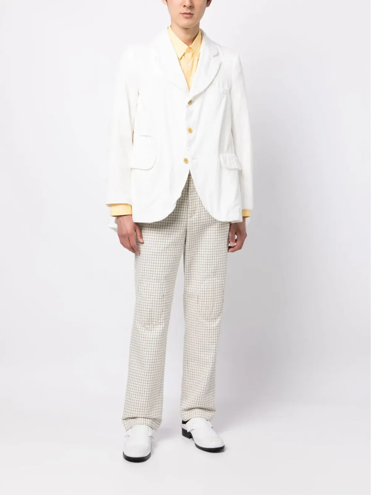 Comme des Garçons Homme Plus シングルブレストブレザー - 画像2