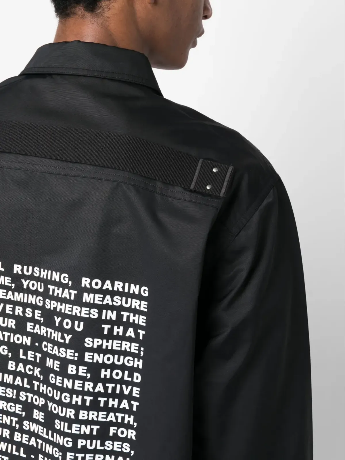 Rick Owens DRKSHDW コットンシャツジャケット - ブルー - 画像5