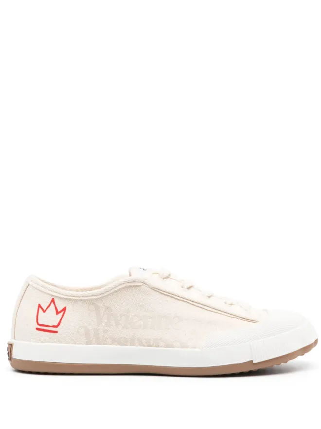 Vivienne Westwood Vivienne Westwood ロゴプリントのローカットスニーカーの商品画像