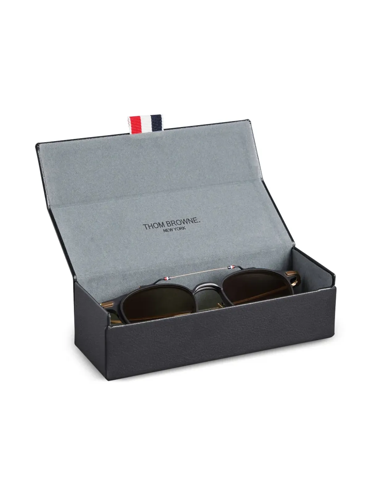 Thom Browne Eyewear ラウンドフレーム・フリップアップサングラス - ブラック - 画像5