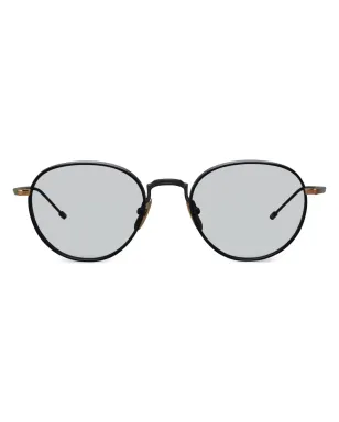 Thom Browne Eyewear 丸型フレーム サングラス - ブラック - サムネイル1
