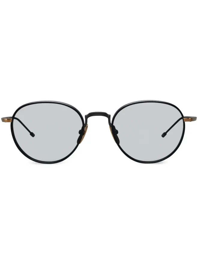 Thom Browne Eyewear Thom Browne Eyewear 丸型フレーム サングラス - ブラックの商品画像