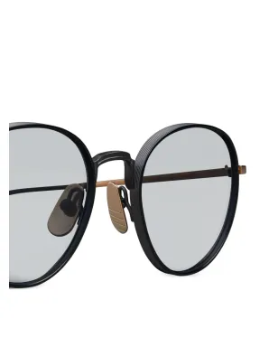Thom Browne Eyewear 丸型フレーム サングラス - ブラック - サムネイル3