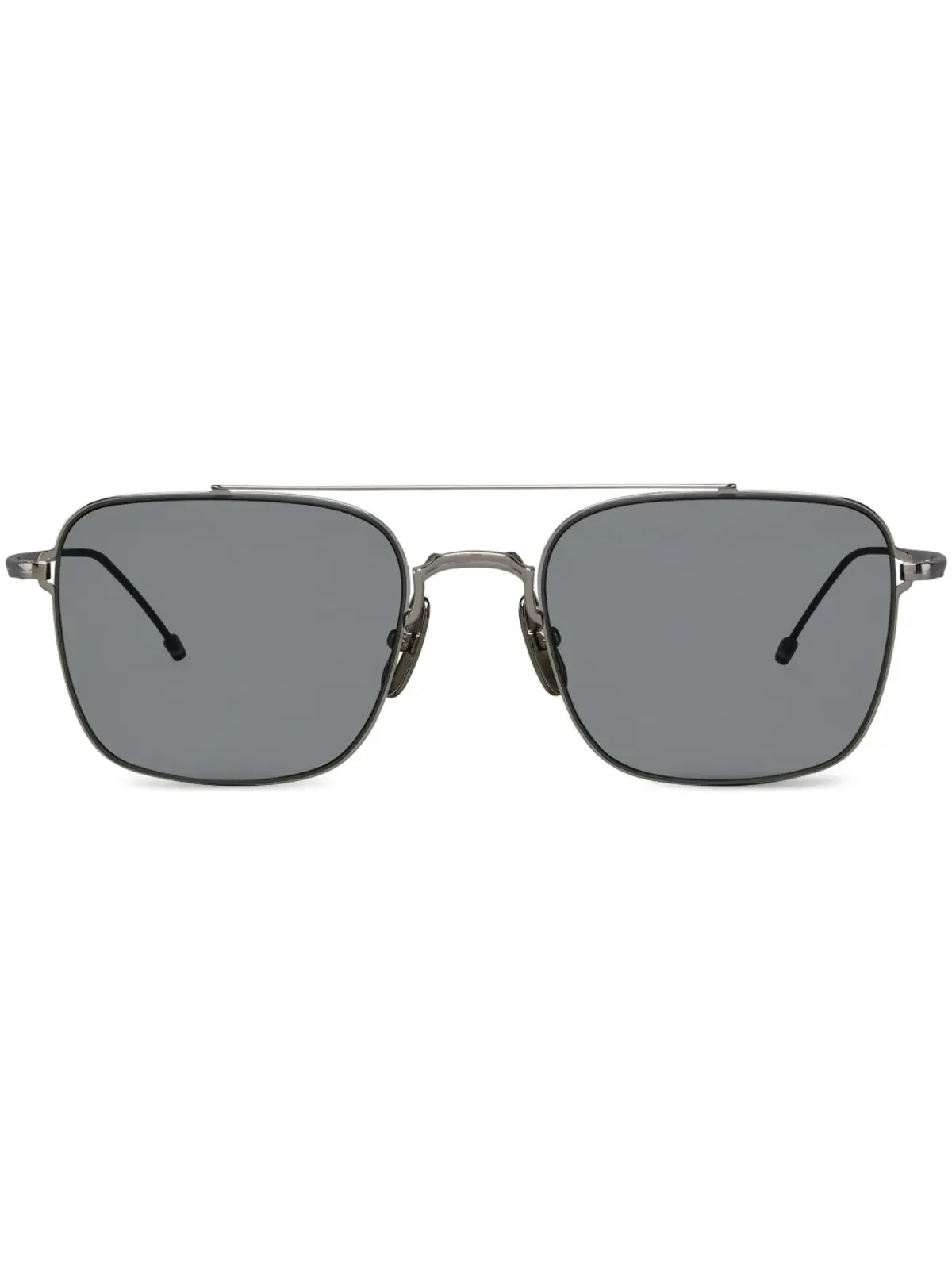 Thom Browne Eyewear ティント付きパイロットフレームサングラス - 画像1