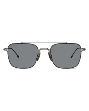 Thom Browne Eyewear ティント付きパイロットフレームサングラス - サムネイル1